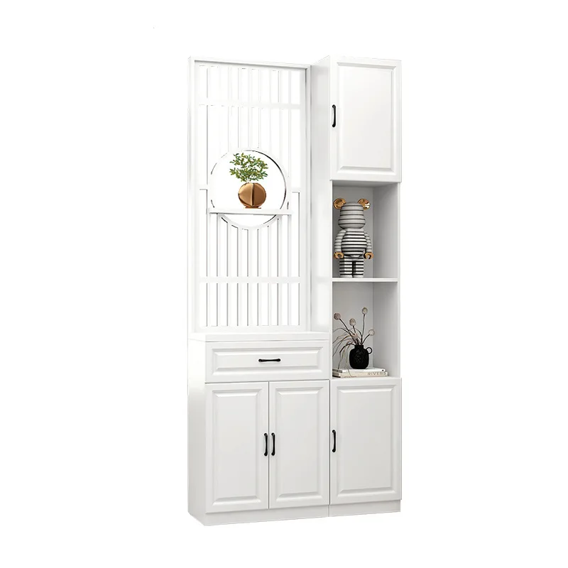 ^The entrance cabinet screen partitions living room, entrance is directly opposite door, the light luxury entrance, t