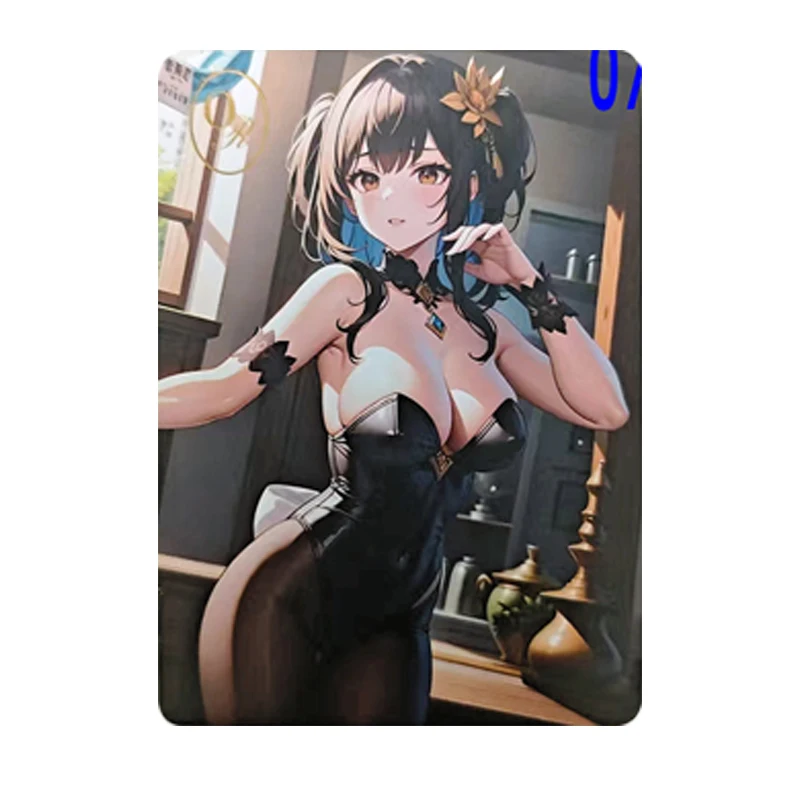 Japanese anime Goddess Story OR Zodiac signs Shenhe Eula Hu Tao Collectible cards Christmas birthday gifts Children's toys
