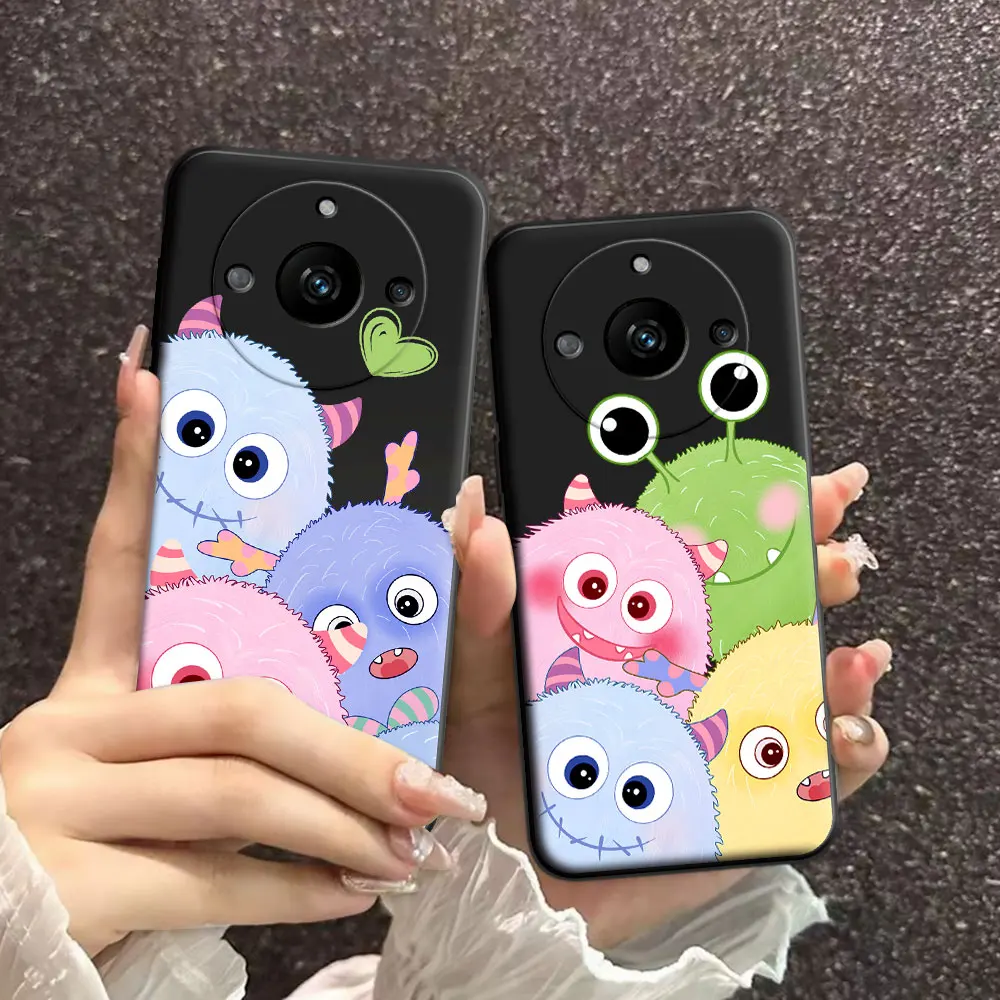 For Realme 11 5G / 11 Pro 5G Case Cartoon Soft Silicone TPU Ice Cream Pattern Phone Case For Realme 11 Pro Plus New Back Cover