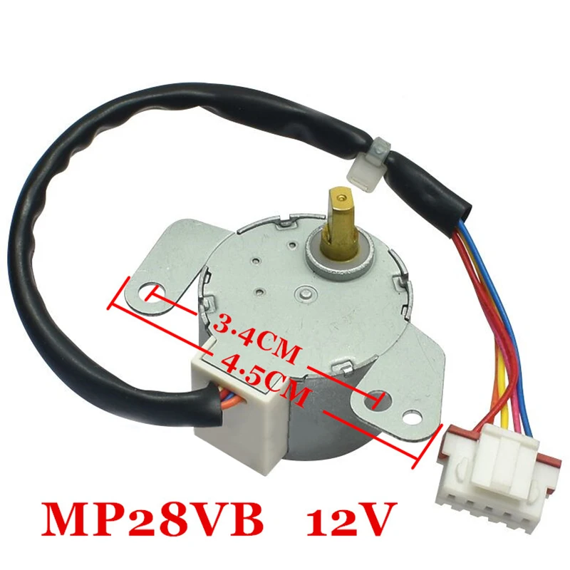 1Pcs For Gree Air Conditioner MP28VB Wind Deflector Step Motor Wind Motor Swing Leaf Synchronous 12V Air Conditioning 2 Pendant