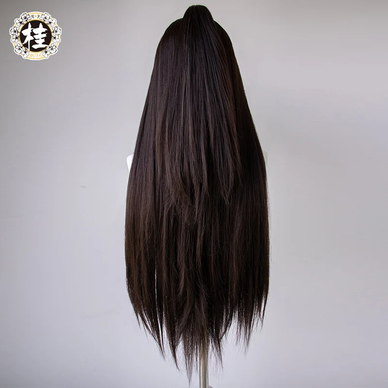 UWOWO Wei Wuxian peruka nieokieลznany Mo Dao Zu Shi serial telewizyjny Cosplay arcymistrz demonicznej uprawy wลosy na Halloween
