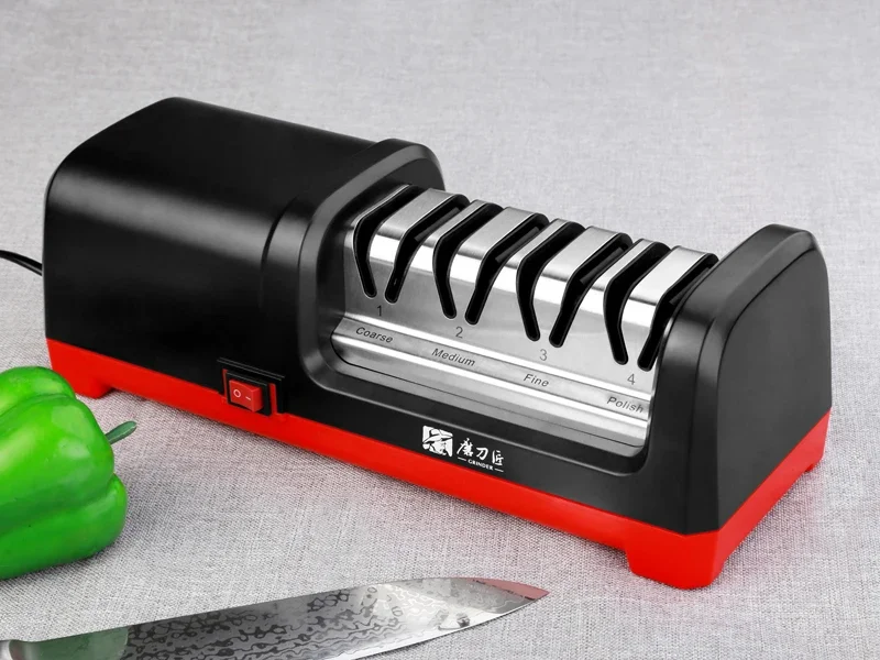 Afilador  cuchillos eléctrico profesional TAIDEA EU PLUG Grit 360/600/1000 #   y Pulido Piedra Afiladora GrindStone Power18W