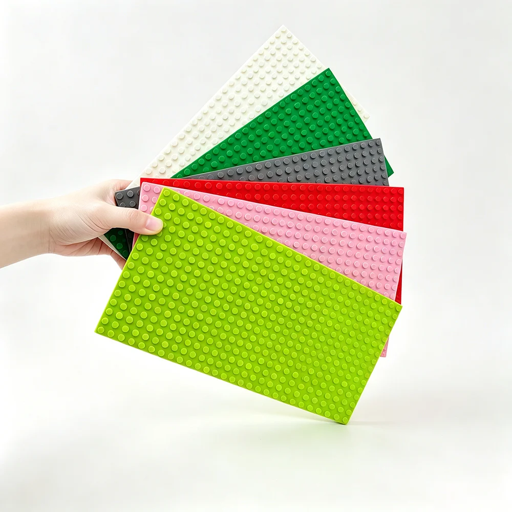 MOC 16x32 Dots Classic Base Plates DIY Plastic Bricks Baseplates City Dimensions Building Blocks Construction Toys Kids Gift