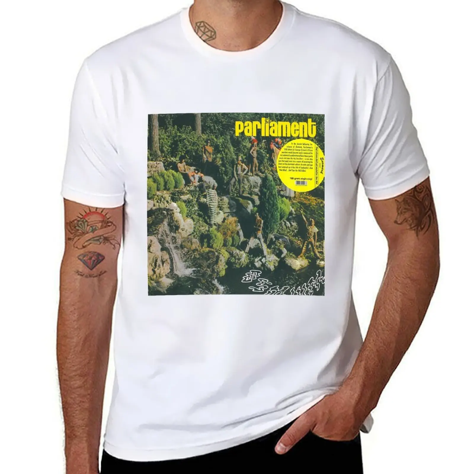 

Parliament (band) jungle Osmium (album) T-Shirt cotton t shirts man 100% cotton tshirt 100% T-Shirt