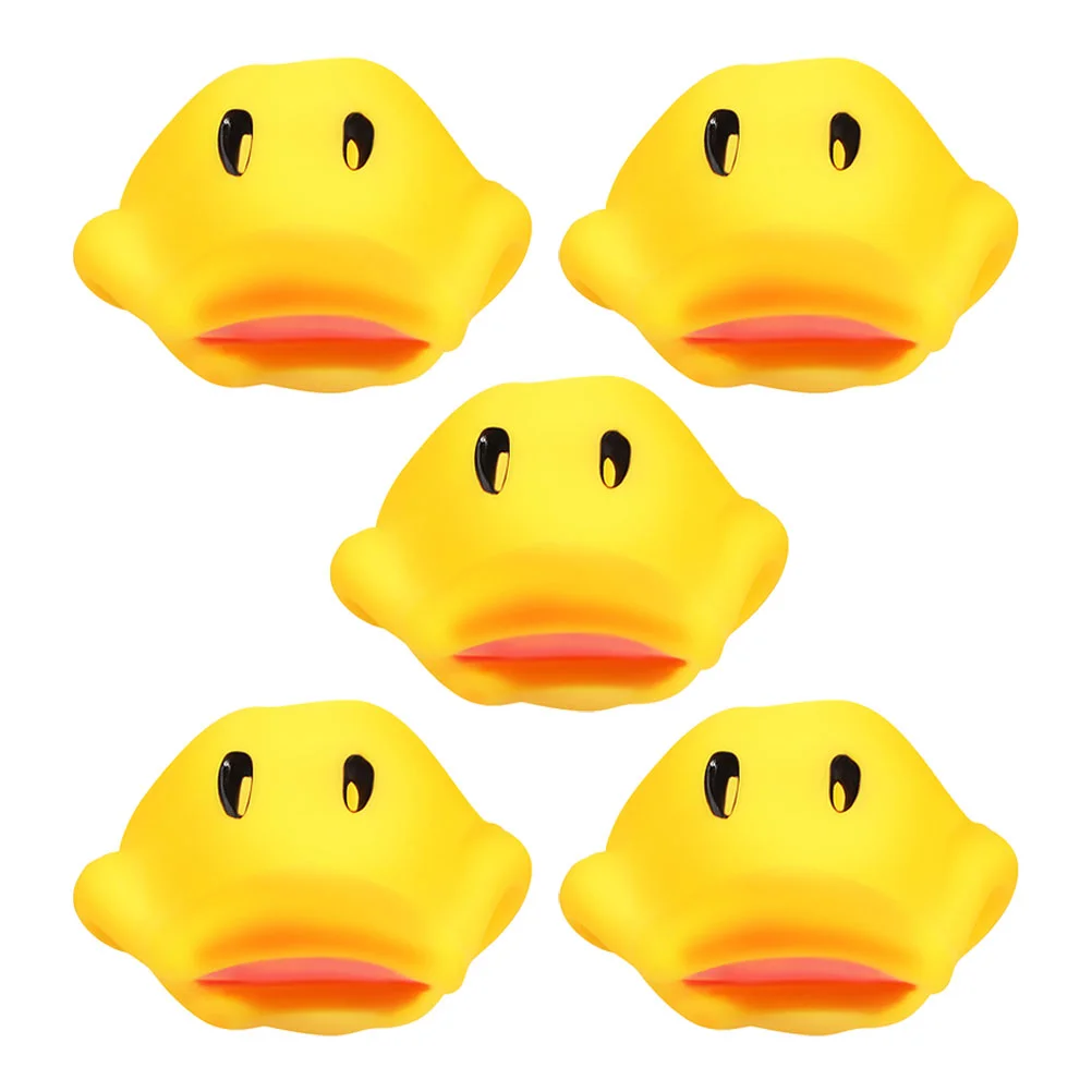 5 Pcs Duck Nose Decoration The Mask Kids Costume Beak Make up for Vinyl Child Bird Animal Cosplay Prop