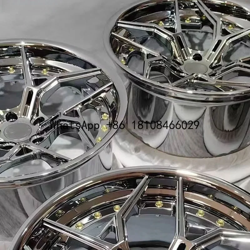 

XINGTU 2 Piece Forged Alloy Wheel 18 19 20 21 22 24 26 Inch Chrome Rim for corvette 5x114.3 5x120 5x112 5x130