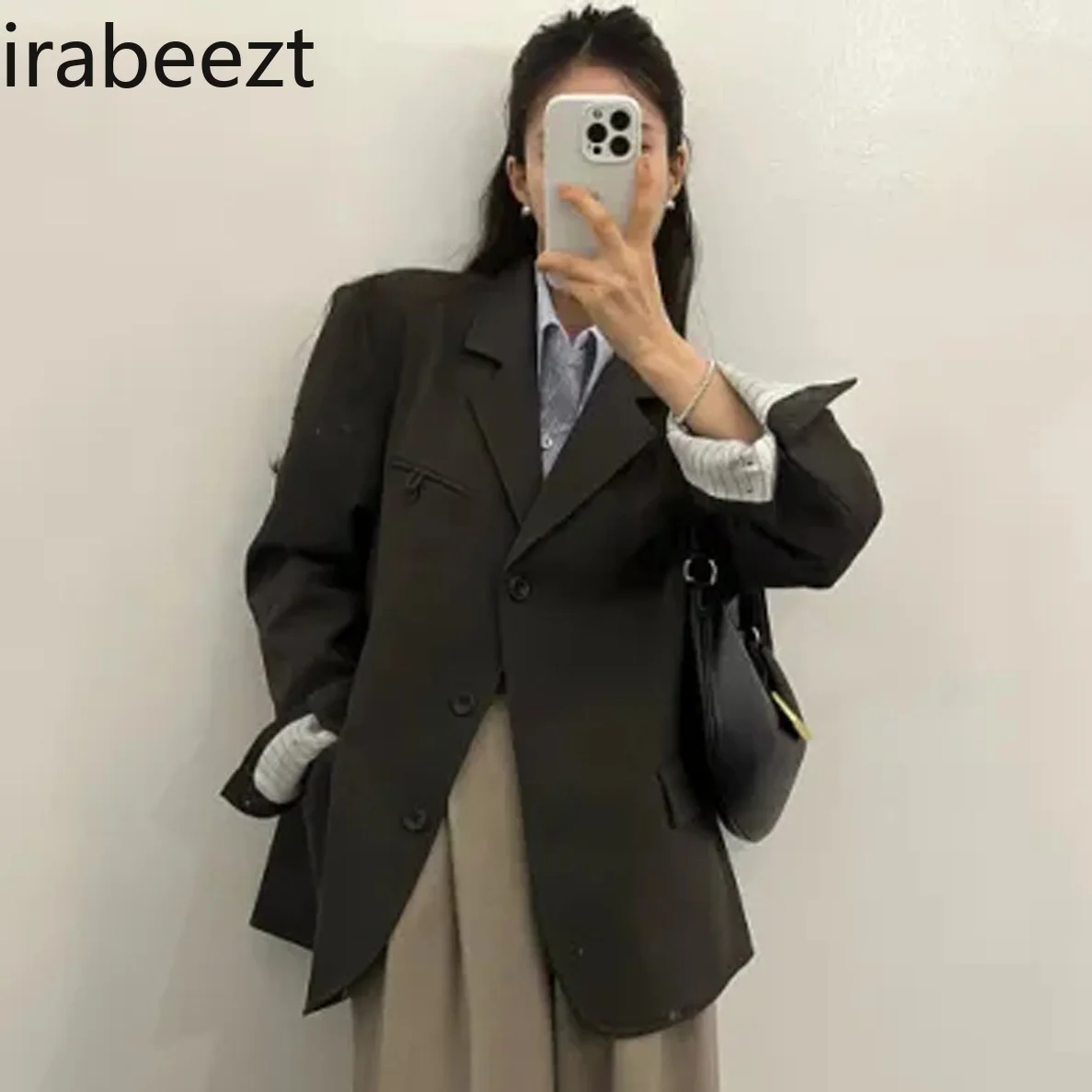 

Early Autumn New Style of Temperament Simple Senior Sense Version of Super Commuter Suit Jacket Bleizer Femenino Elegante