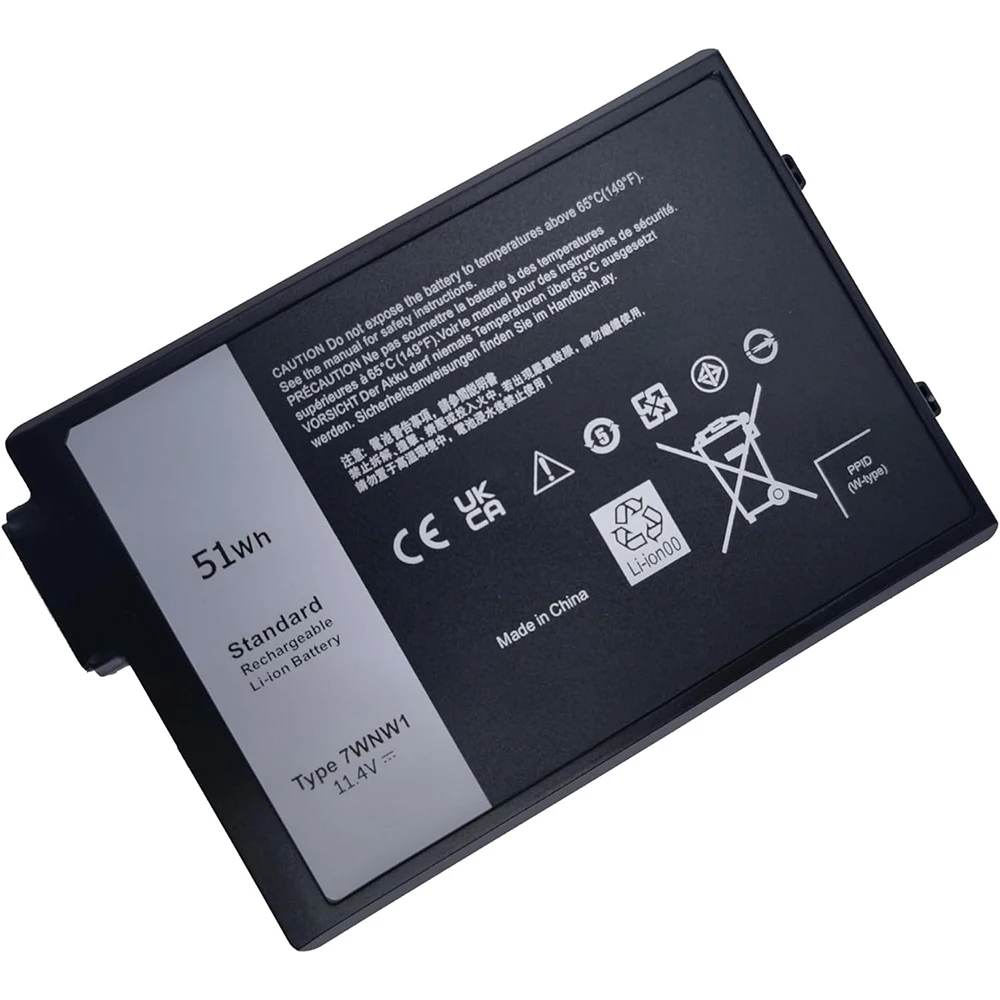 7WNW1 Laptop Battery for Dell Latitude 5424 5420 Rugged Latitude 7424 Rugged Extreme P137G P85G P86G P137G001 P137G002 P85G001