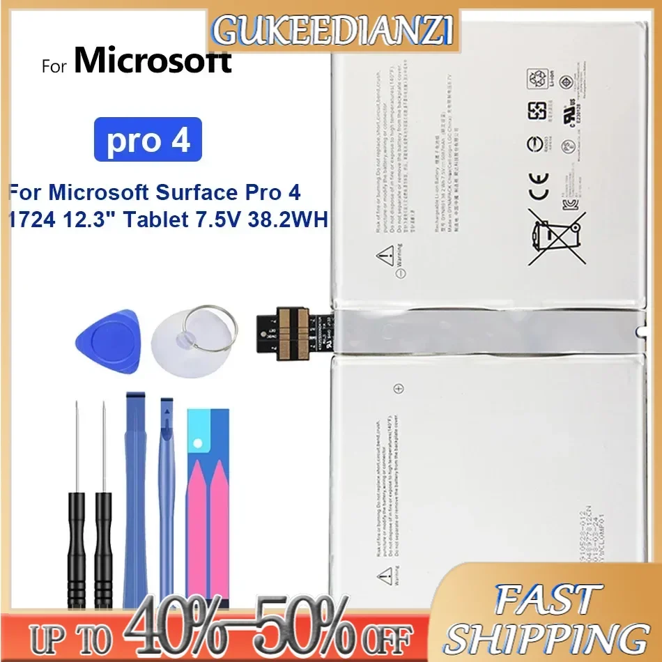 Battery G3HTA003H G3HTA004H G3HTA009H 3411mAh-7270mAh For Microsoft Surface Pro 3 4 5 Go 1824 4415Y 1645 1657 1631 1796 1724