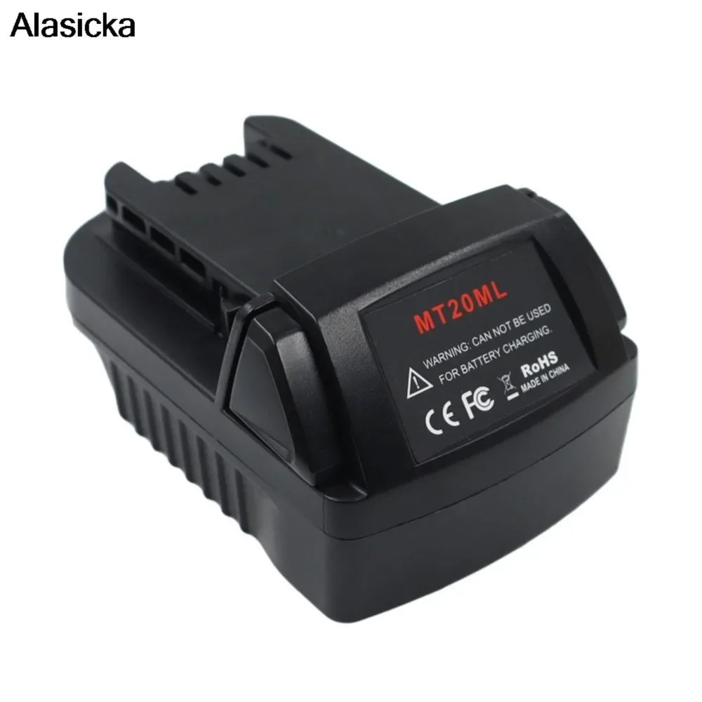 For Makita 18V Li-Ion Battery MT20ML Battery Adapter Converter For Milwaukee 18V Cordless Power Tools Accessories Black