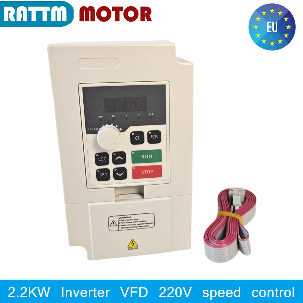 2.2KW 110V 220V Variable Frequency Drive vector Inverter VFD CNC Speed Control 0-1000Hz Frequency Converter