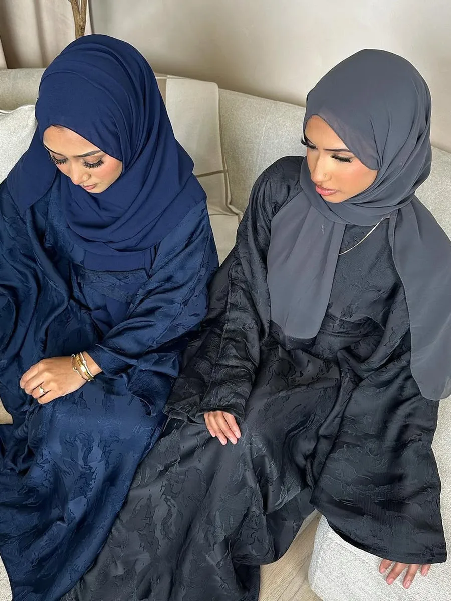 Middle East Dubai Turkey Abayas For Women Ethnic Style Bat Sleeve Hijab Dresses Ramadan Robe Femme Islam african Long Dresses