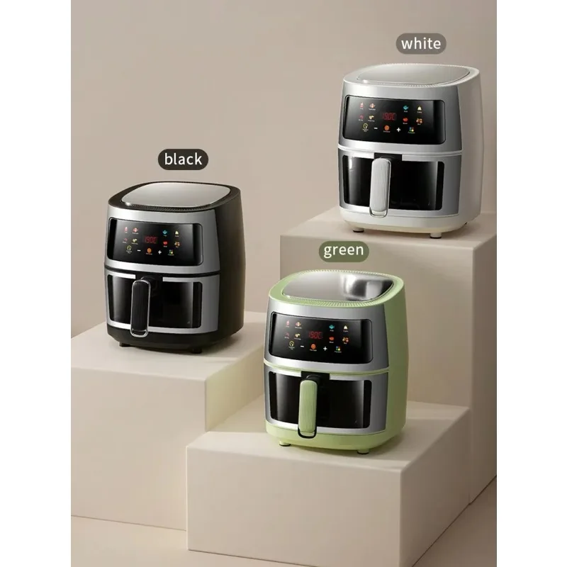 مطبخ منزلي سهل الطبخ غير لاصق 8 لتر مقلاة هوائية رقمية ذكية تعمل باللمس #6