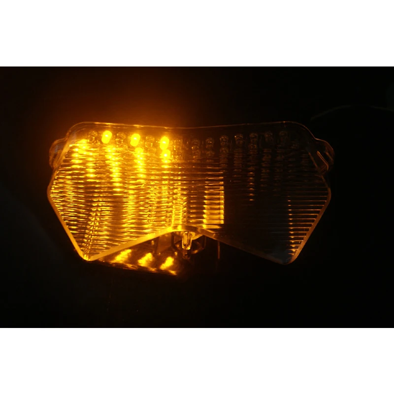 WAASE-enquêter Arrière LED Intégré pour Kawasaki Z750 2004 2005 2006
