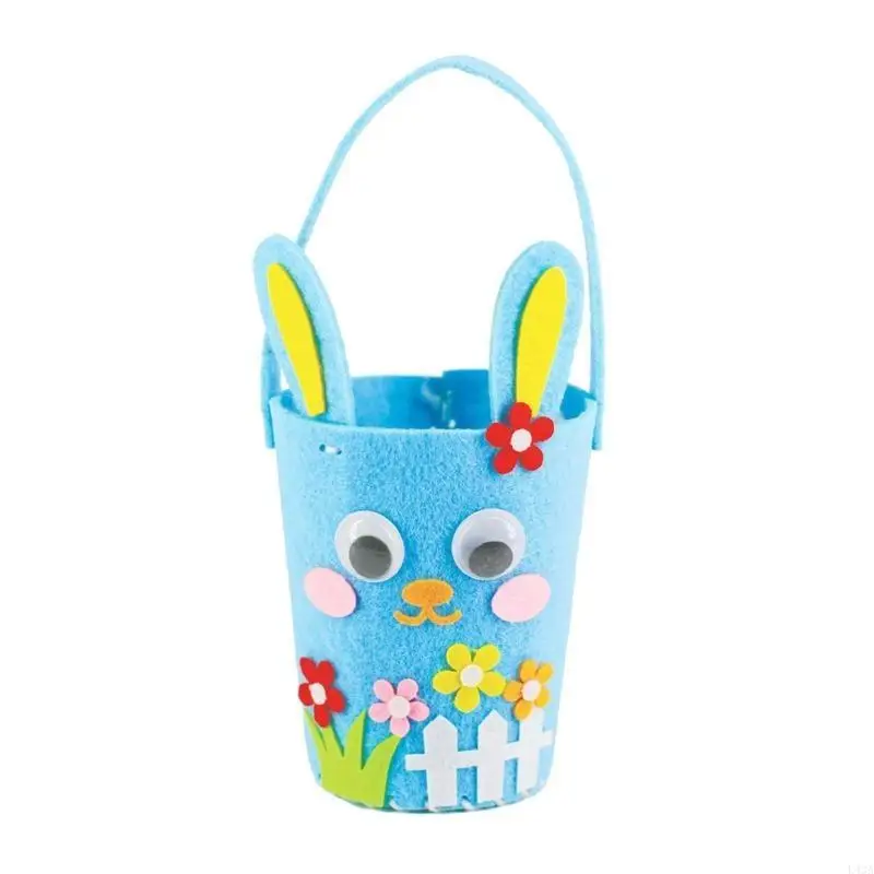 L43A Handmade Easter Handbag Early Learning Teaching Aids for Kids Boys Girls