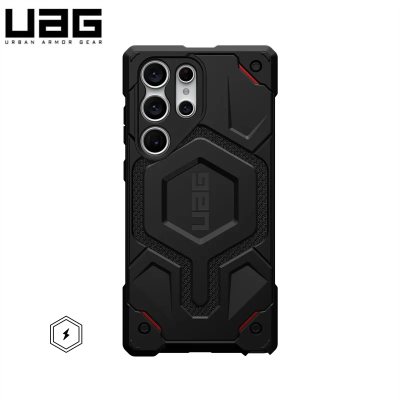 UAG Monarch Pro 케블라 시리즈, 삼성 갤럭시 S23 울트라, S23 플러스용, 마그네틱 충전 케이스와 호환 