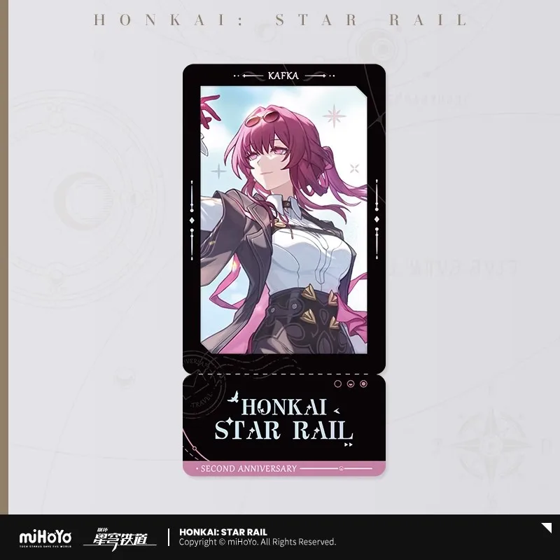 مجموعة MiHoYo Honkai الرسمية: StarRail لمهرجان الخريف، بطاقة تشبه الفيلم، دبوس إكسسوارات البضائع لعبة الرسوم المتحركة