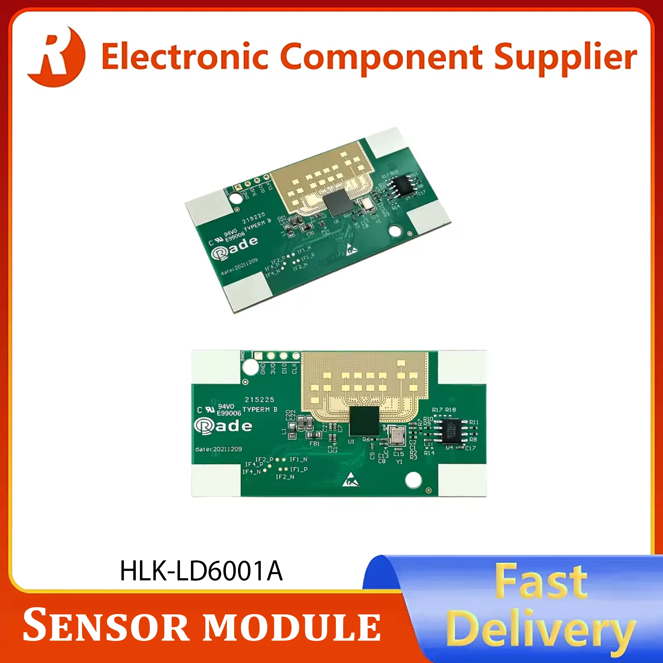 Hi-Link New 4T3R 60G HLK-LD6001 Human Counting Trajectory Tracking mmWave Radar Sensor Detection Module