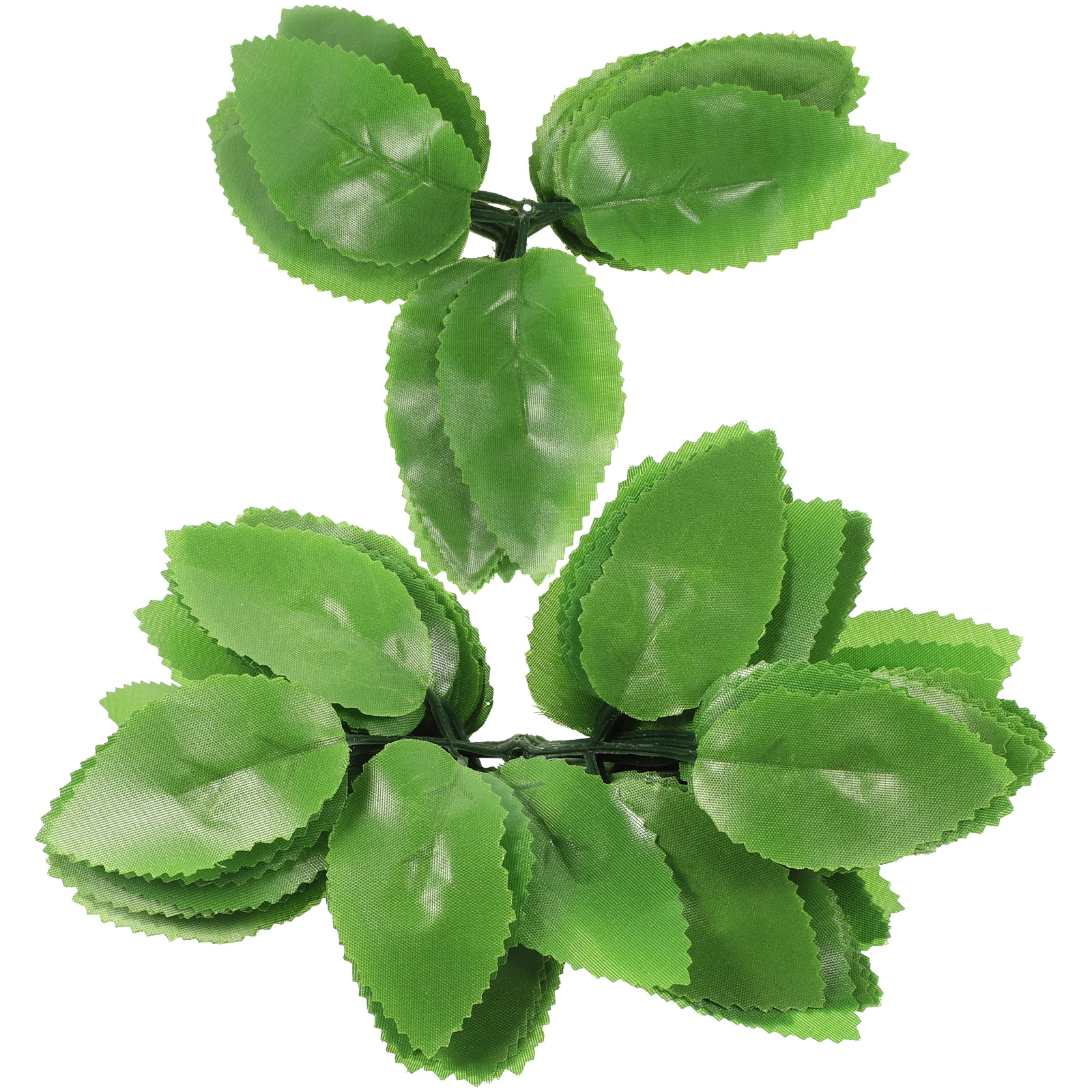 

100 Pcs Green Fake Rose Leaves For Bridal Shower Leaves Lifelike Fake Rose Decor for Bridal DIY Home Fabric Wreath
