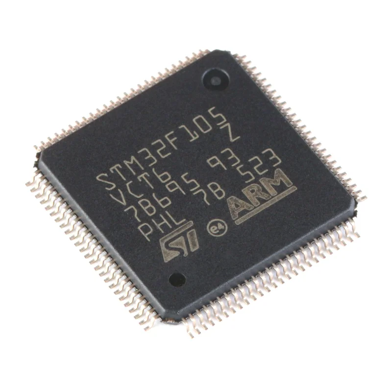 Original genuine STM32F105VCT6 LQFP-100 ARM Cortex-M3 32-bit microcontroller MCU