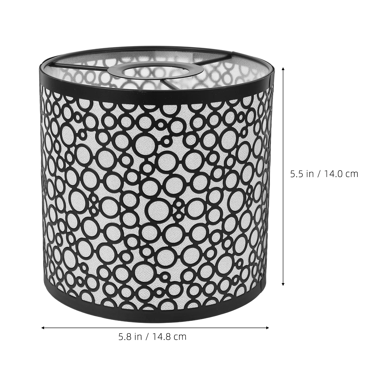 أسود طبل الحديد عاكس الضوء غرفة نوم حديثة سقف قلادة ضوء لينة تركيب المصابيح استبدال غطاء مصباح طبل أسود غطاء مصباح #5