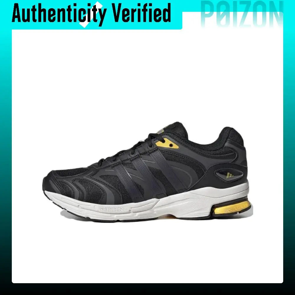 Adidas Spiritain 2000 Slip Resistant, Abrasion Resistant, Breathable Low top Running Shoes Unisex Black HR2027