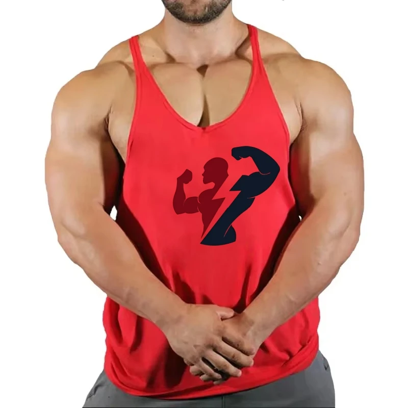 Canotta fitness da uomo, cinturino sottile per allenamento in palestra, tessuto confortevole per sessioni in palestra con amici e partner