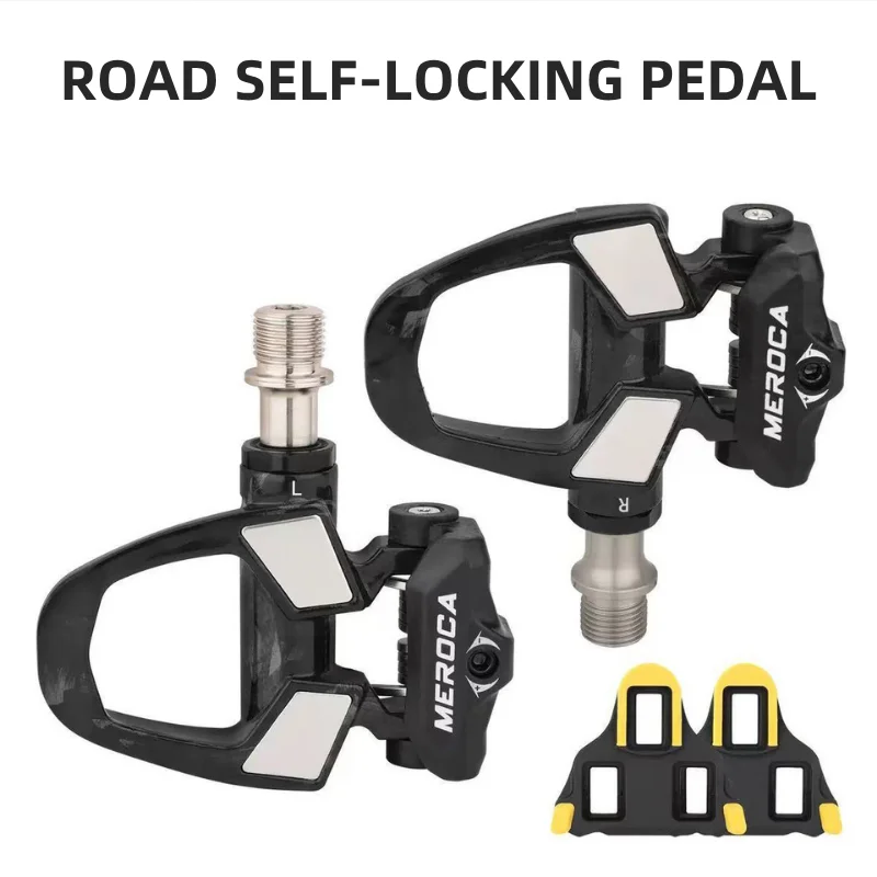 

Педали с замком SPD из углеродного волокна, 3 подшипника, педали для MTB/дорожного велосипеда класса, противоскользящая педальная система, компоненты для велоспорта