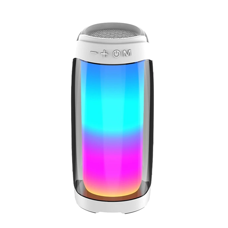 

Bluetooth Speaker Full Screen 3D Colorful LED Light Portable Hifi Speaker Excellent Bass Wireless Sound Box