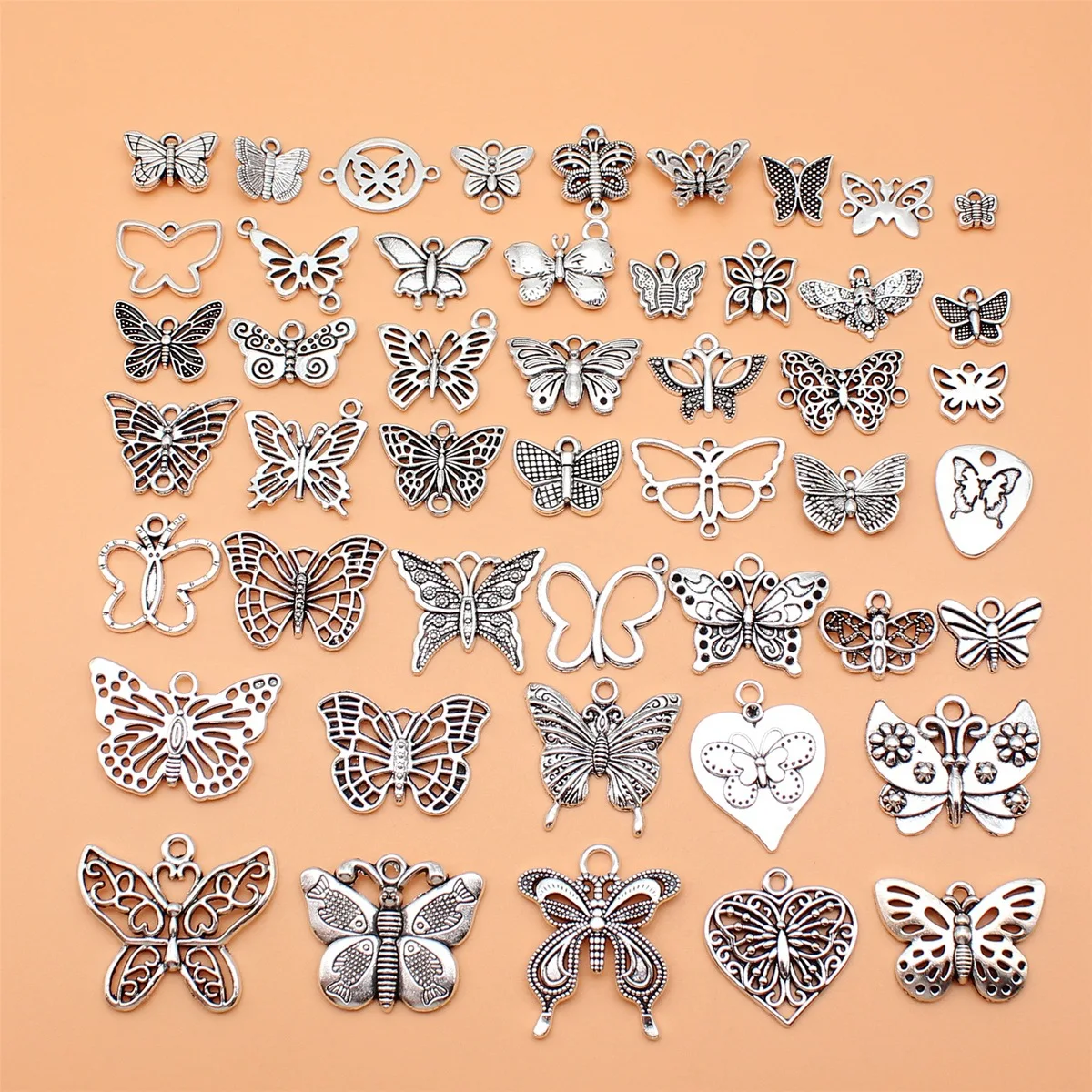 Dragonfly Charm Collection Butterfly Pendant For Nature Insect Theme DIY Bracelet Necklace Jewelry Making Supplies For