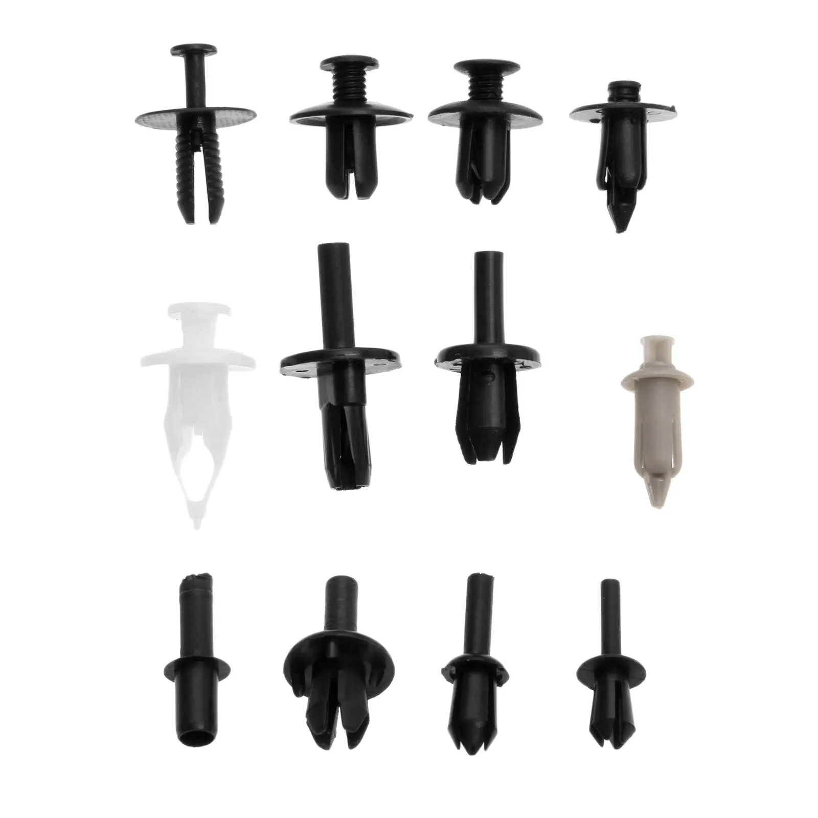 350Pcs Car Rivet Fasteners Body Push Pin Trim Moulding Clip Screwdriver For Nissan Toyota Volvo BMW Benz Audi Renault Plastic