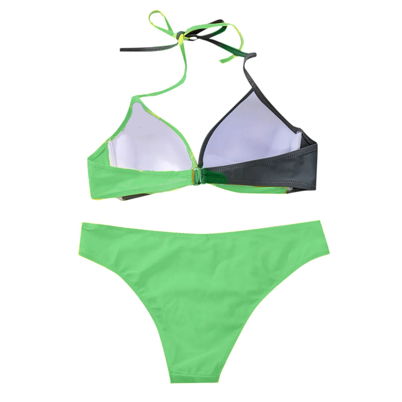 Women Swimsuits Two Pieces Solid Push Up Bandage Bikini Set Female Swimming Bikini Set Low Waist Bathers Bathing Suit 2023