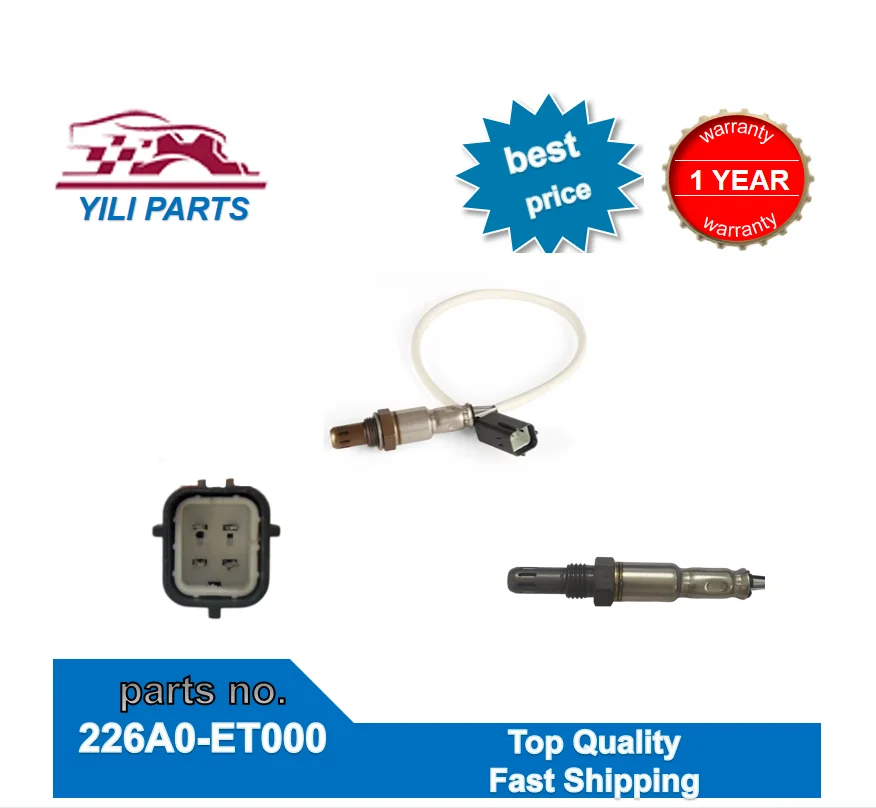 

4 Wire Oxygen Sensor Car Part 226A0-ET000 For Nissan Almera Altima Tiida GT-R Maxima Qashqai QX56 X-Trail Pathfinder