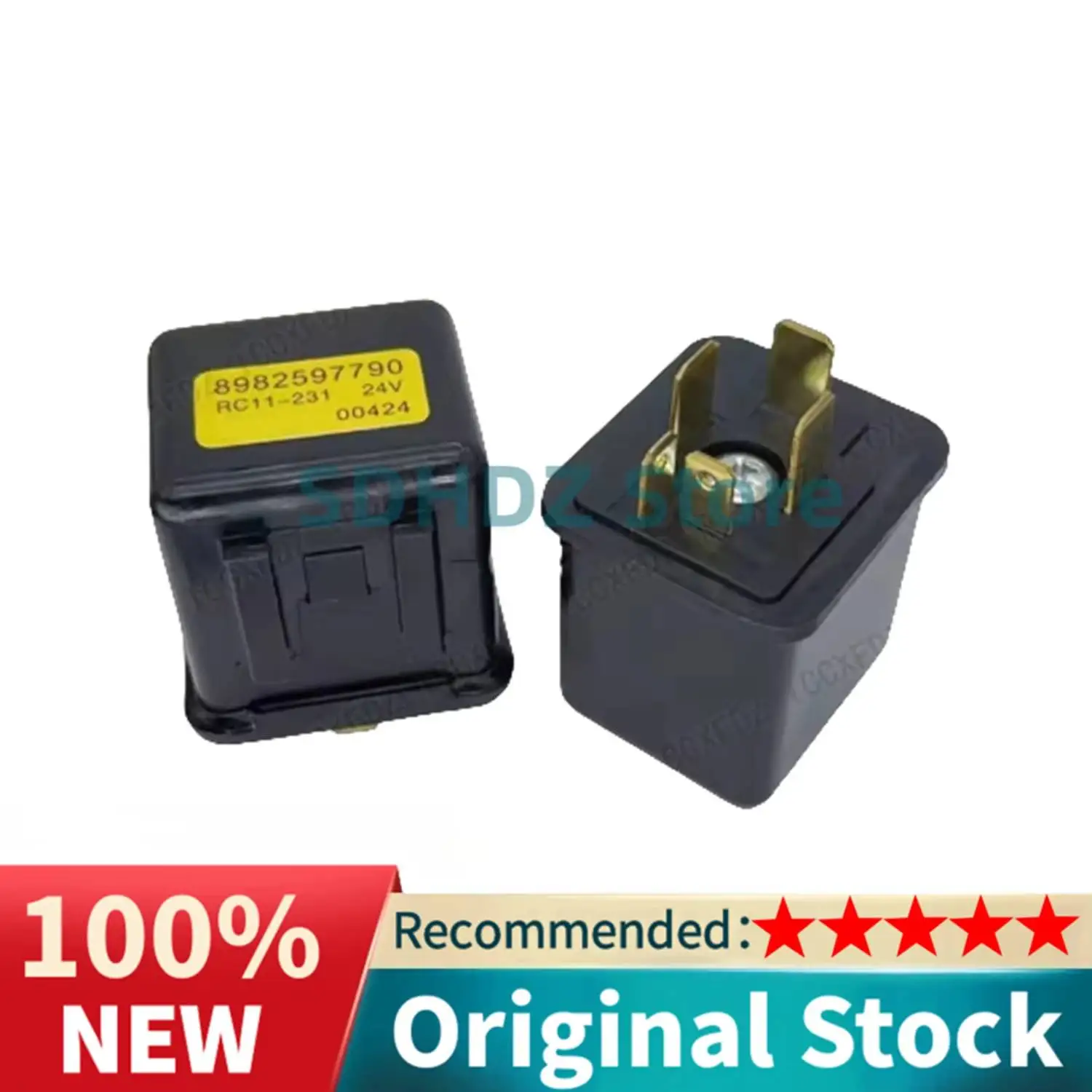 8982597790 8-98259779-0 8982597791 8-98259779-1 High quality clutch relay 24V for Isuzu 700P 4HK1 6HK1 FVR