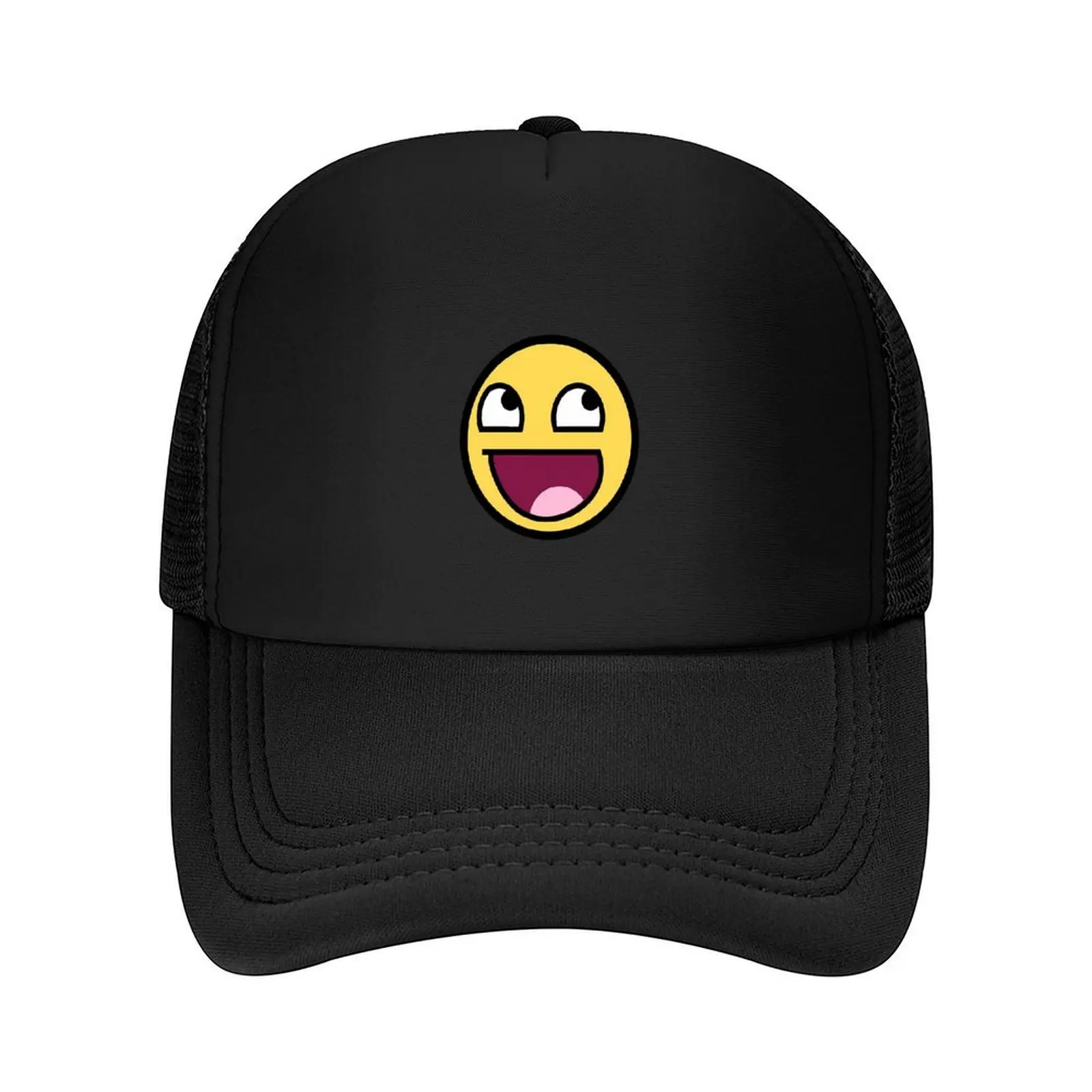 

Awesome Face Epic Smiley Baseball Cap Anime Snapback Cap golf hat genuine winter hats for men Ladies Men's