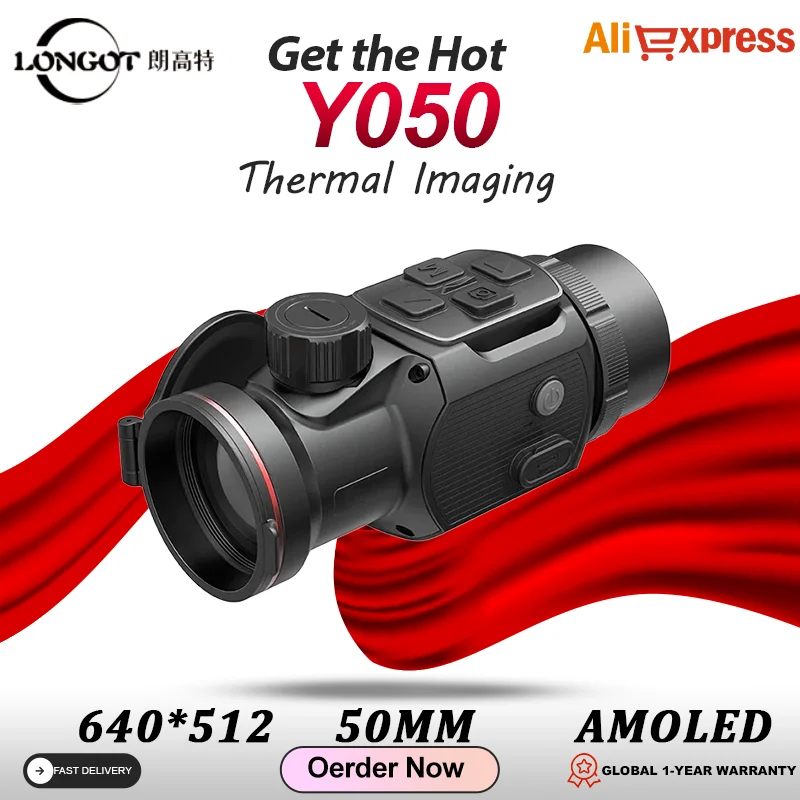 Longot LGT Y050 Thermal Imaging Attachment 640*512 50MM Infrared Thermal Imager For search rescue, outdoor exploration