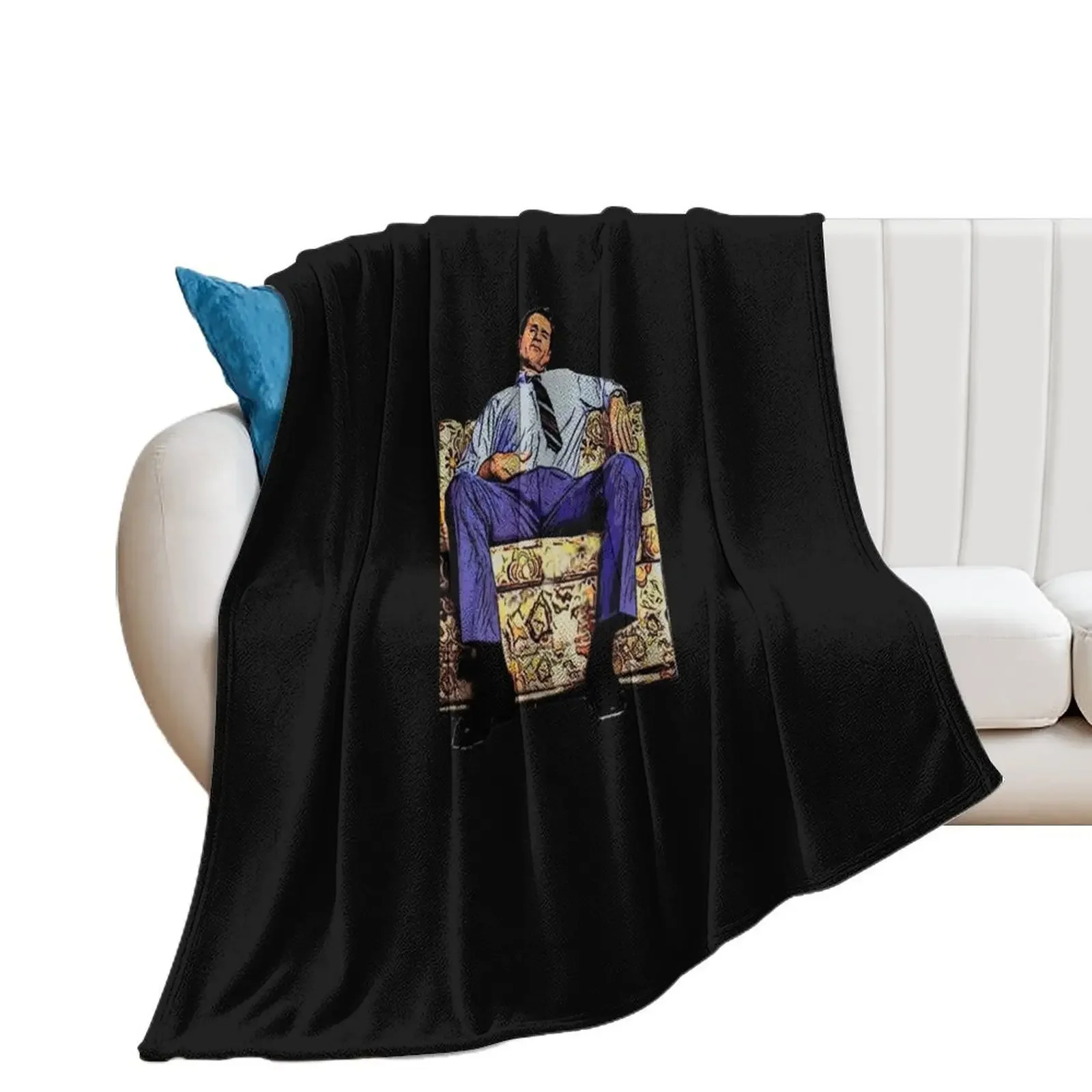 

Al Bundy Classic T-Shirt Throw Blanket Tourist Hairys Soft Plush Plaid Blankets