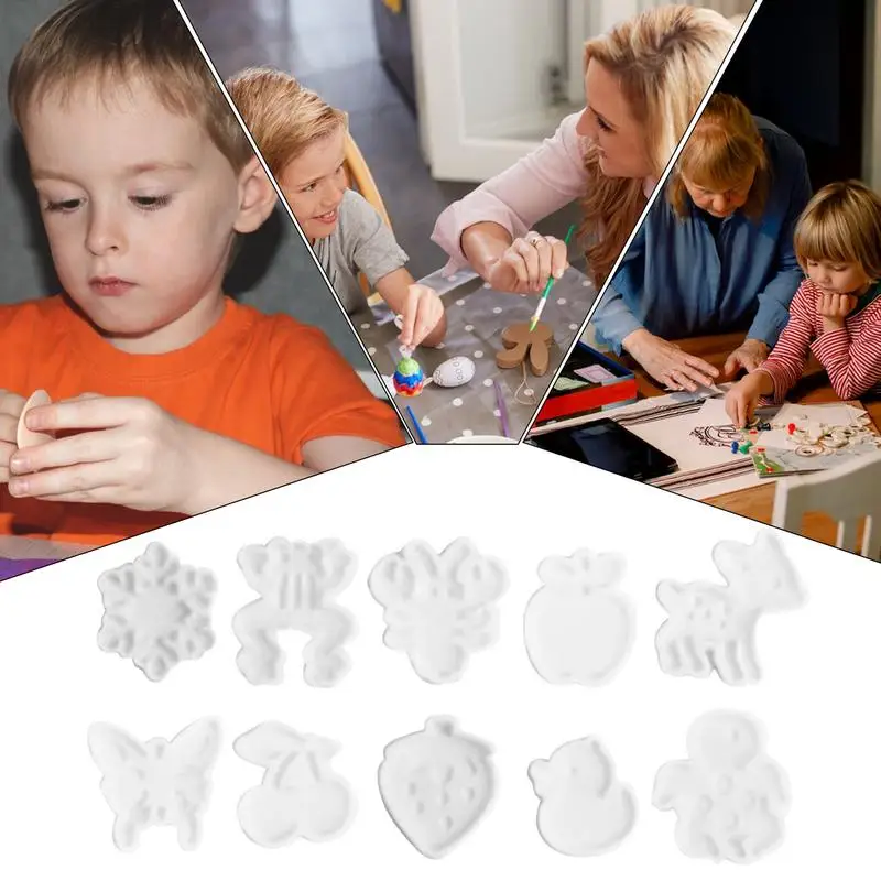 Kit de gel de água de fada mágica, kit de brinquedo artesanal, kit de gel de fada de água, kit de artesanato criativo com 10 moldes 3d, brinquedos de massa de animais para crianças