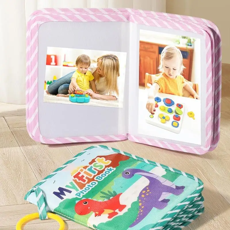 Soft and Comfortable Children's Photo Album Newborns Cloth Book for Recording Baby Growth and Cherished Memories