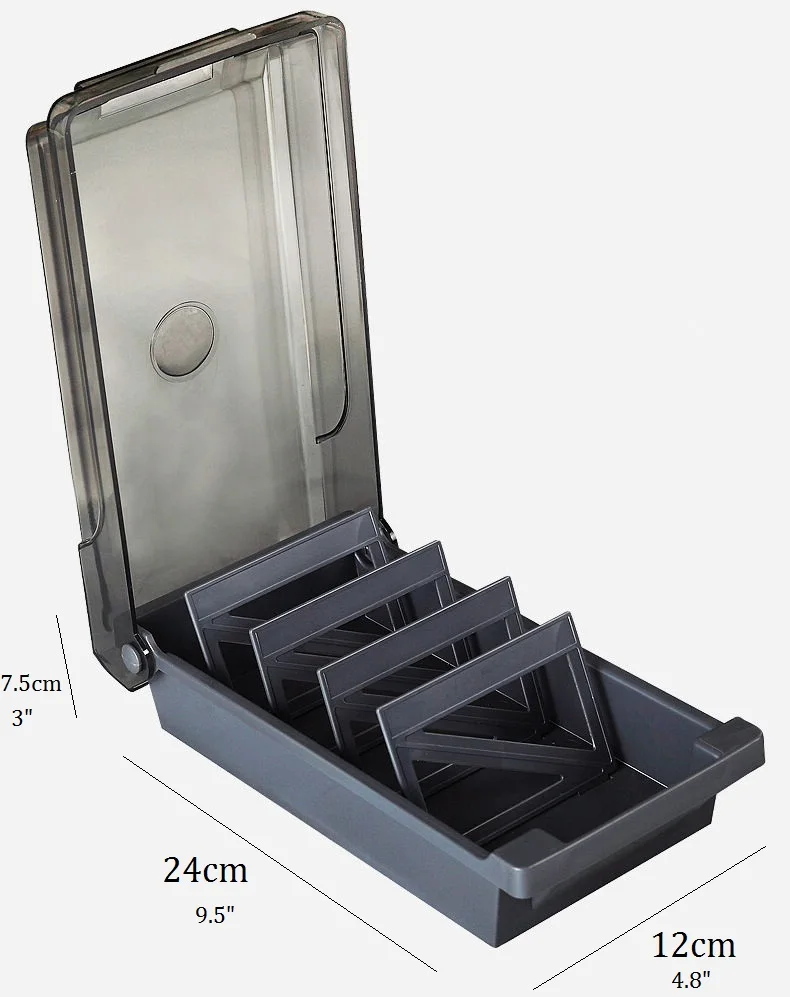 Business Card Holder Case Organizer File Box Storage