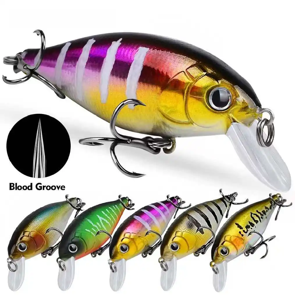 

Luya Bait Rock Little Fatty 7.5cm 14g Submerged Biomimetic False Bait with Blood Tank Fish Hook Fish Bait Wholesale in Stock