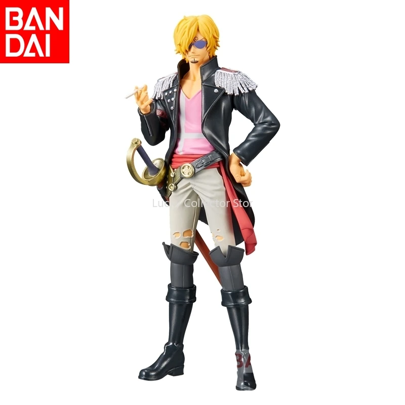 Bandai One Piece DXF RED Theatrical Edition MEN Vol.4 Sanji Hand Figure Anime Doll Model Ornament Toy Gift Genuine Spot