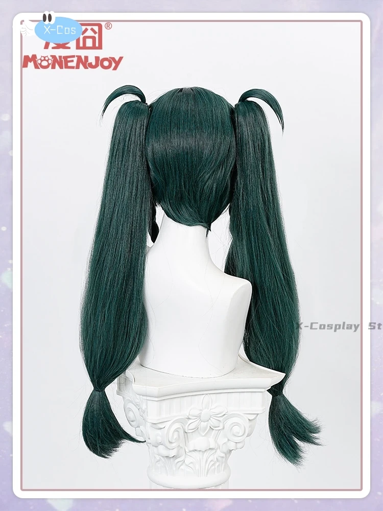Zenless Zone-Zero Qing Yi Wig Cosplay Fêmea, Jogo de Anime, QingYi, Loli, rabo de cavalo duplo, fantasias de Halloween, pré-venda