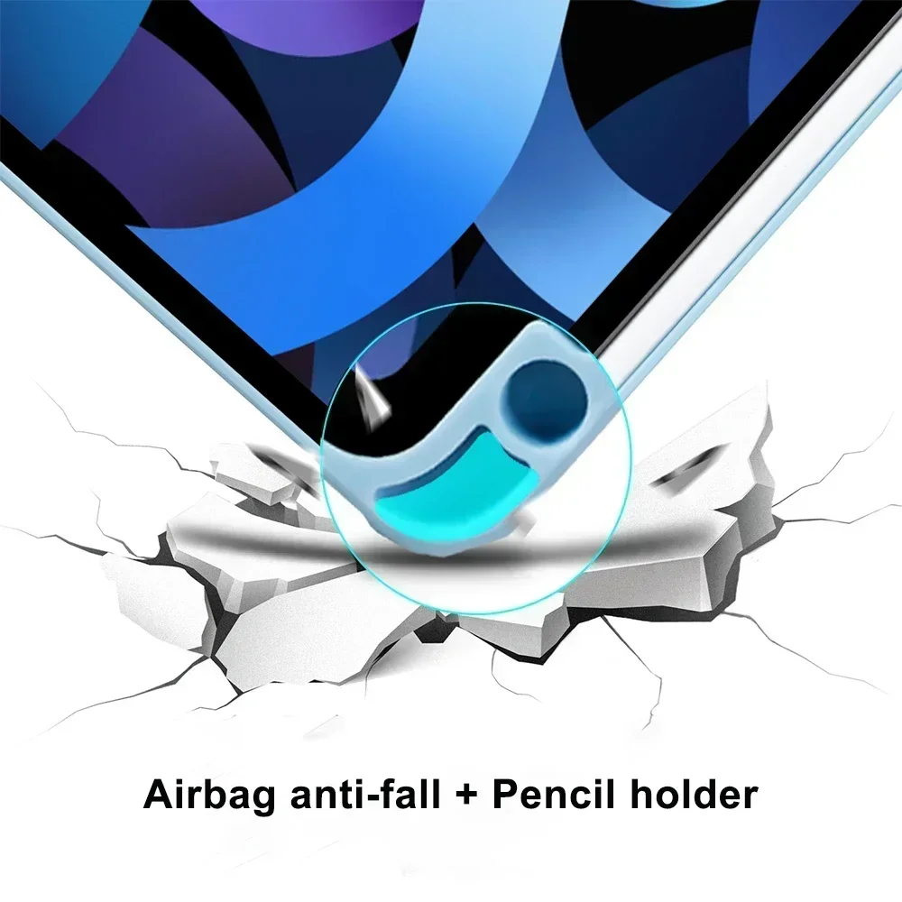 Étui à Crayons pour iPad Air 4, Air 5, 2022, Pro 11, 2021, 9e Génération, 10.2, 7, 8e, Mini 6, 9.7, 10.5