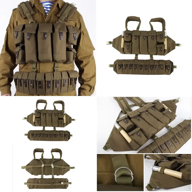 Tactical Chest Rig Soviet R22 Style Airsoft Magazine Pouch  Combat Vest Outdoo  Molle System Hanging Harness