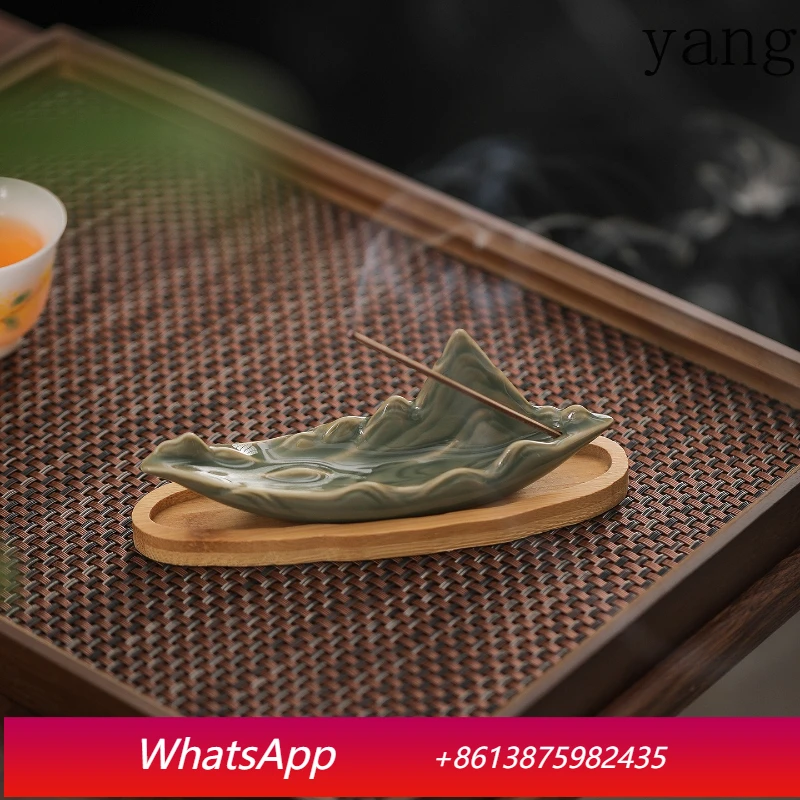 

LTT Qianli Jiangshan Line Fragrance Plug Home Indoor Zen Fragrance Seat Ceramic Aromatherapy Burner Tabletop Ornament