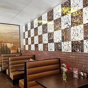 Hanging Room Divider Made of PVC Panels Screen,Room Divider for Decorating Living Room, Dining Room, Sitting Room, Office Decora