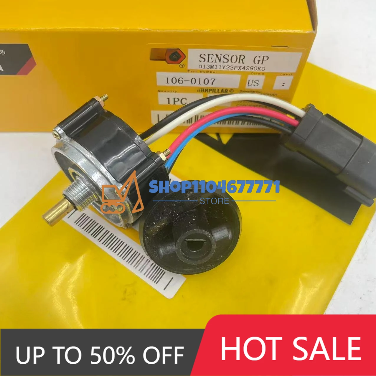 OEM:106-0107 1060107 E320D E320B E320C E312 E365B Excavator Throttle Knob Rotary Switch