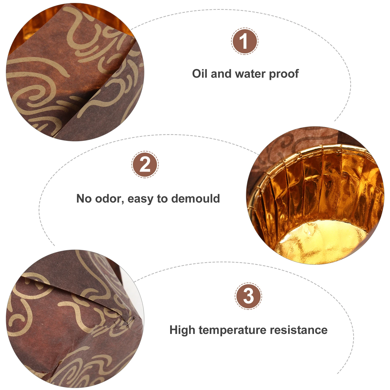 

200pcs Oil-proof High Temp Muffin Liner 230C Baking Party Tulip Shape Cupcake Muffin Cake Packing Cup Wrappers