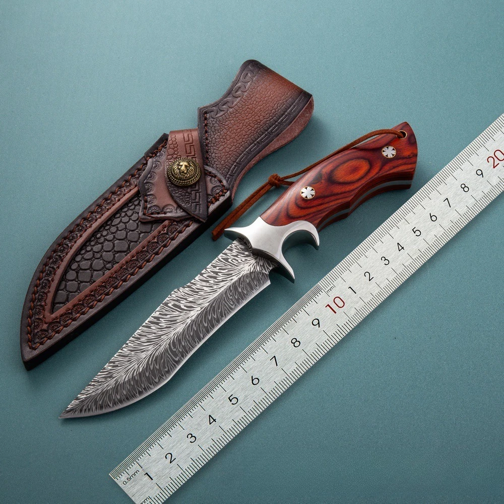 Damascus Hunting Kn…